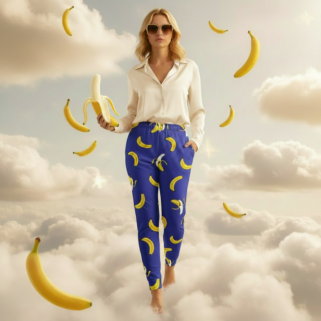 Strip Tease -Banana Rama - Women's Joggers