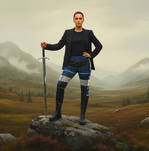 Classic Tartan - Blue - Woman's Joggers