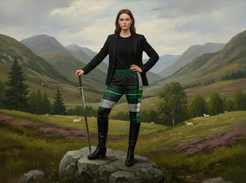 Classic Tartan - Green - Woman's Joggers
